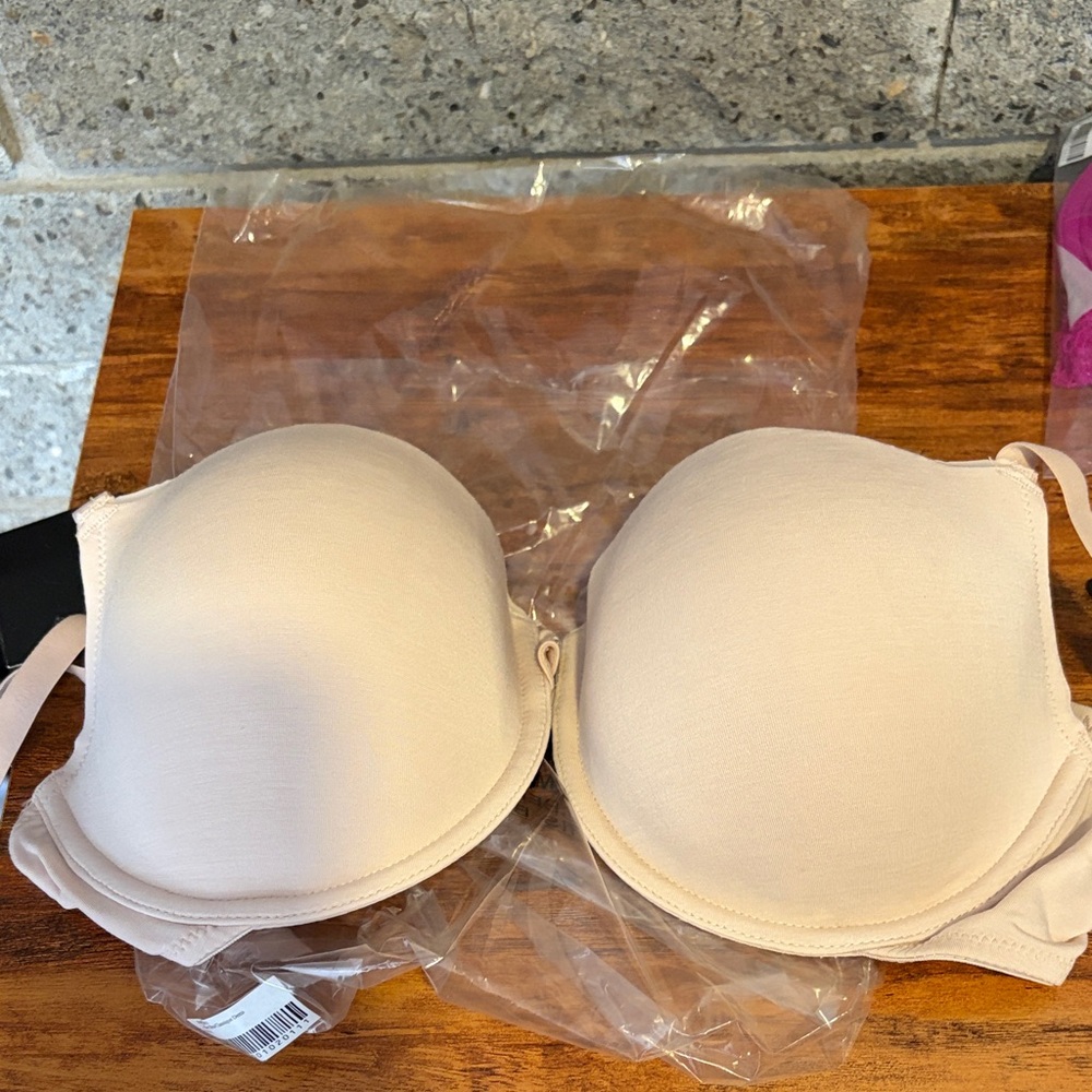 Elegant Beige Women's Bra